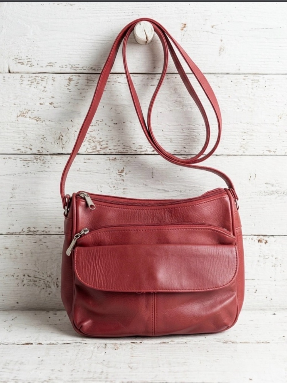 Everyday Red Crossbody Shoulder Bag